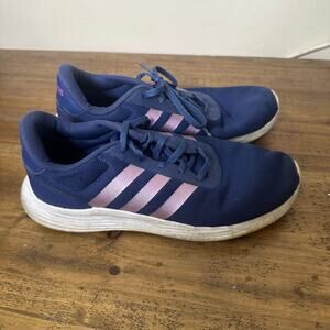 Adidas Lite Racer 2.0 running athletic shoes Navy Rose Gold  FW4789  Size 5.5